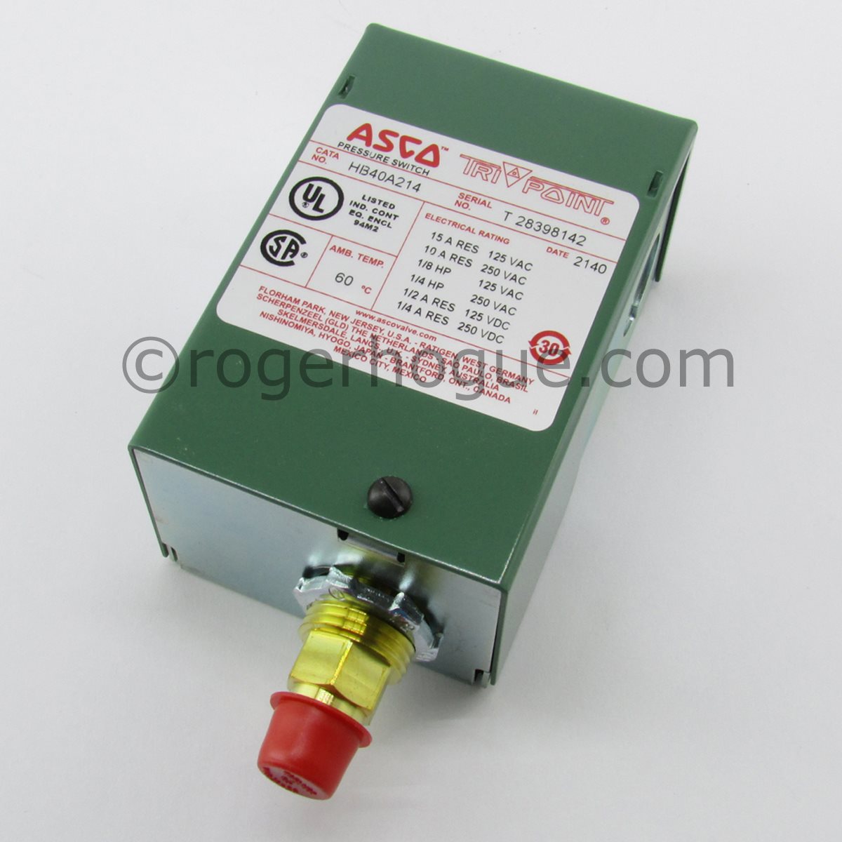 HB40A214 Les Contrôles Roger Hogue Québec inc.