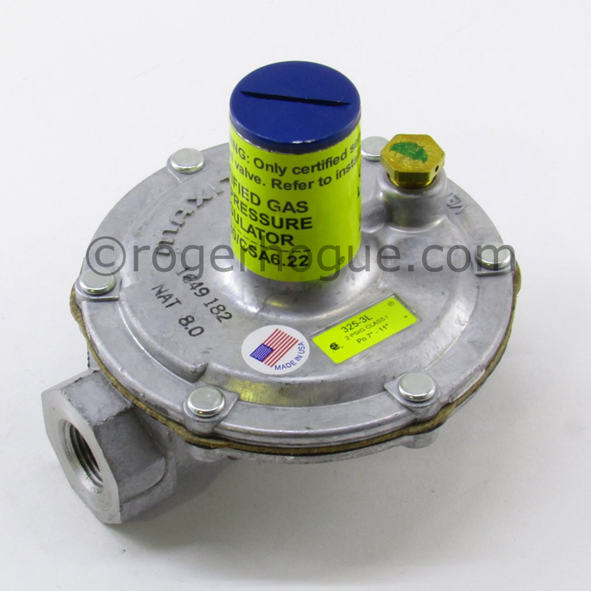 RÉGULATEUR 3/8'' 2PSI RESSORT 7-11WC (CSA 150MBH MAX)