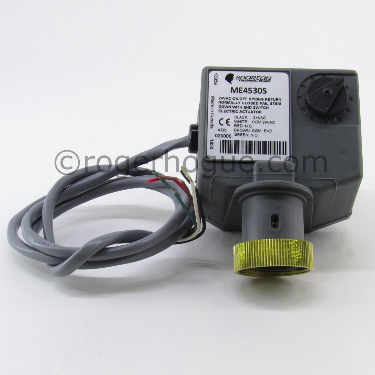 ACTUATEUR 24V N.F. ON-OFF AVEC RESSORT + SW. AUX.