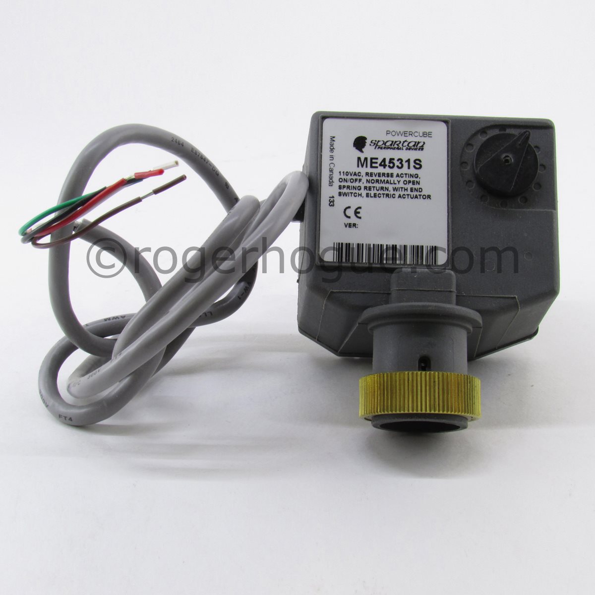 ACTUATEUR 110V N.F. ON-OFF AVEC RESSORT + SW. AUX.