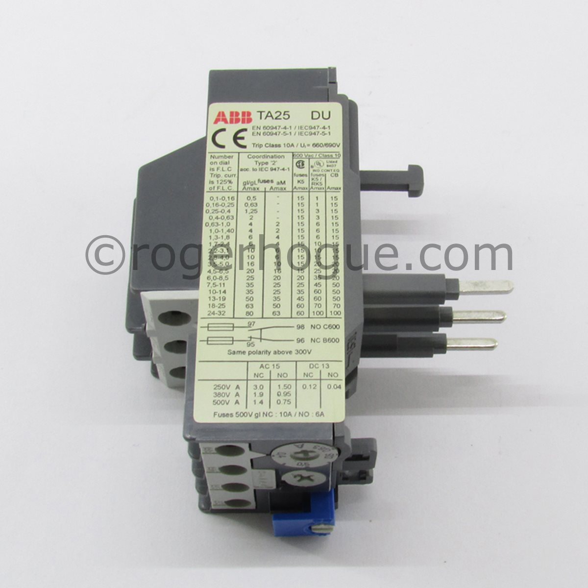 Relais De Surcharge Thermique TA25DU-6.5M 10135411 - 6.5A, 690V